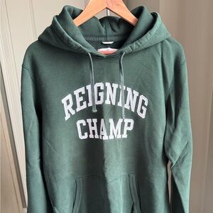 Reigning Champ Forest Green Pullover Hoodie